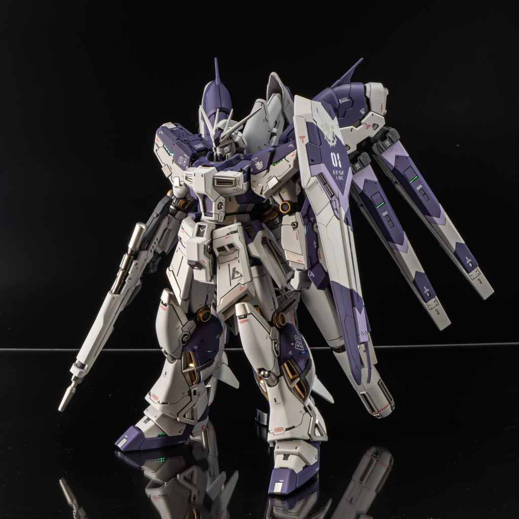 Hi-νガンダム＋ハイパーメガバズーカランチャー–2枚目/制作者：エヌヌ