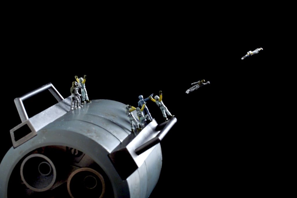 本編は、F91のオマージュで終わりましたが僕は1stのオマージュ来るのかなぁ？と想像してたんです。NTPSを作る時、もうこの画は脳裏にありました。