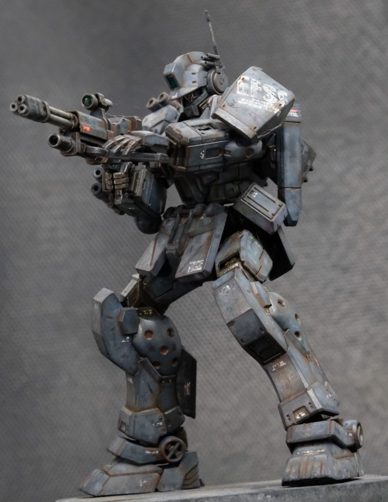 筆塗り　HGジムスパルタン–4枚目/制作者：@mesarymon