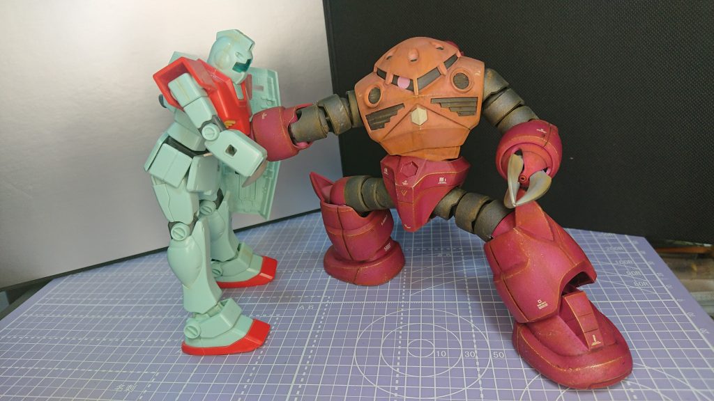 そして、シャアズゴックときたらこれをやらずにはいられない。←P（強）