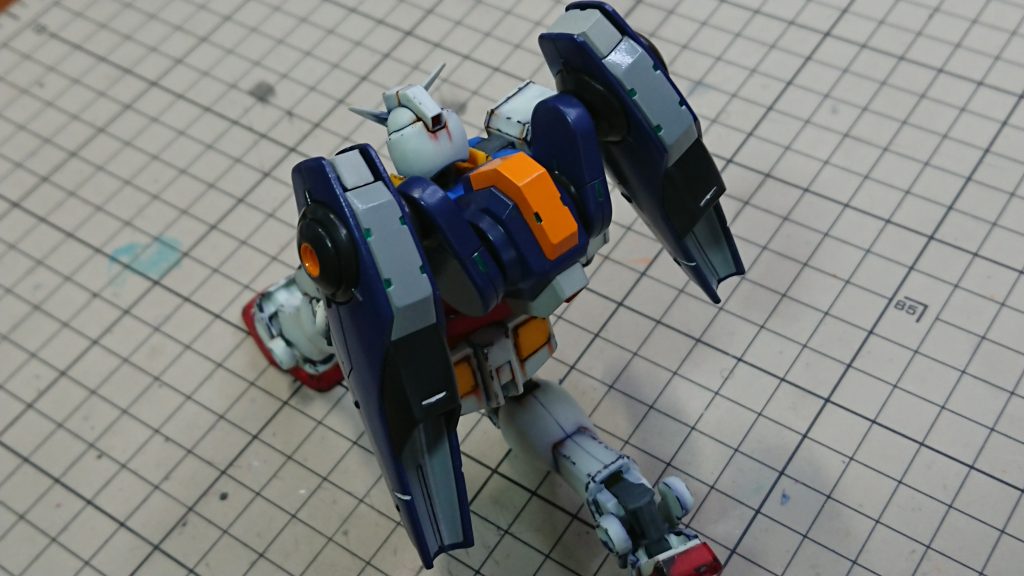 ミラソウル社製フライトユニット塗装終了時点状態。