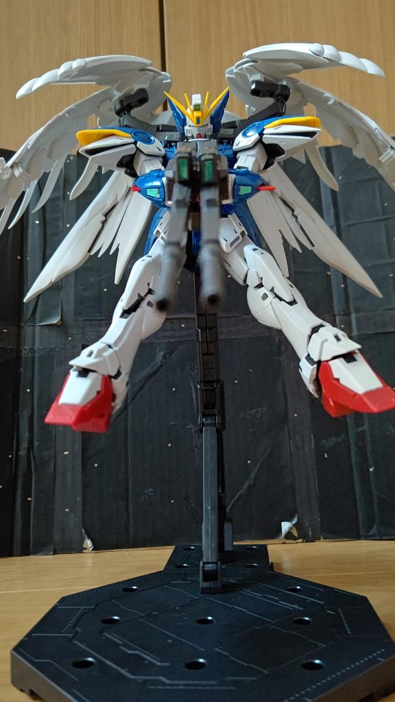 ツインバスターライフル！このポーズするのに7分くらいかかった😅