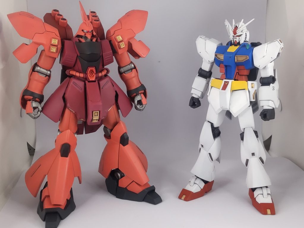 EGνガンダムと対比です