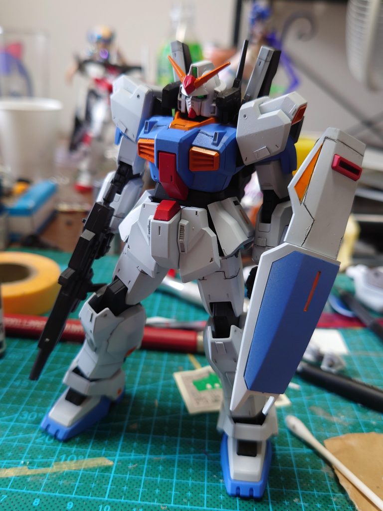 ウェザリングする前のですいつもの塗り方と結構違う感じでやりました。