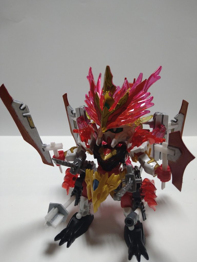 ネオカレドヴルッフは斧のイメージも強いので銘は『赫烈刀武龍斧(かれとぶるふ)』としています。