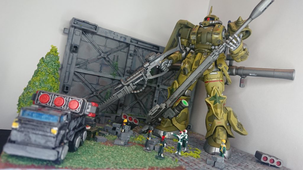 HGオリジンザク高機動へ改造–4枚目/制作者：@MasaXya