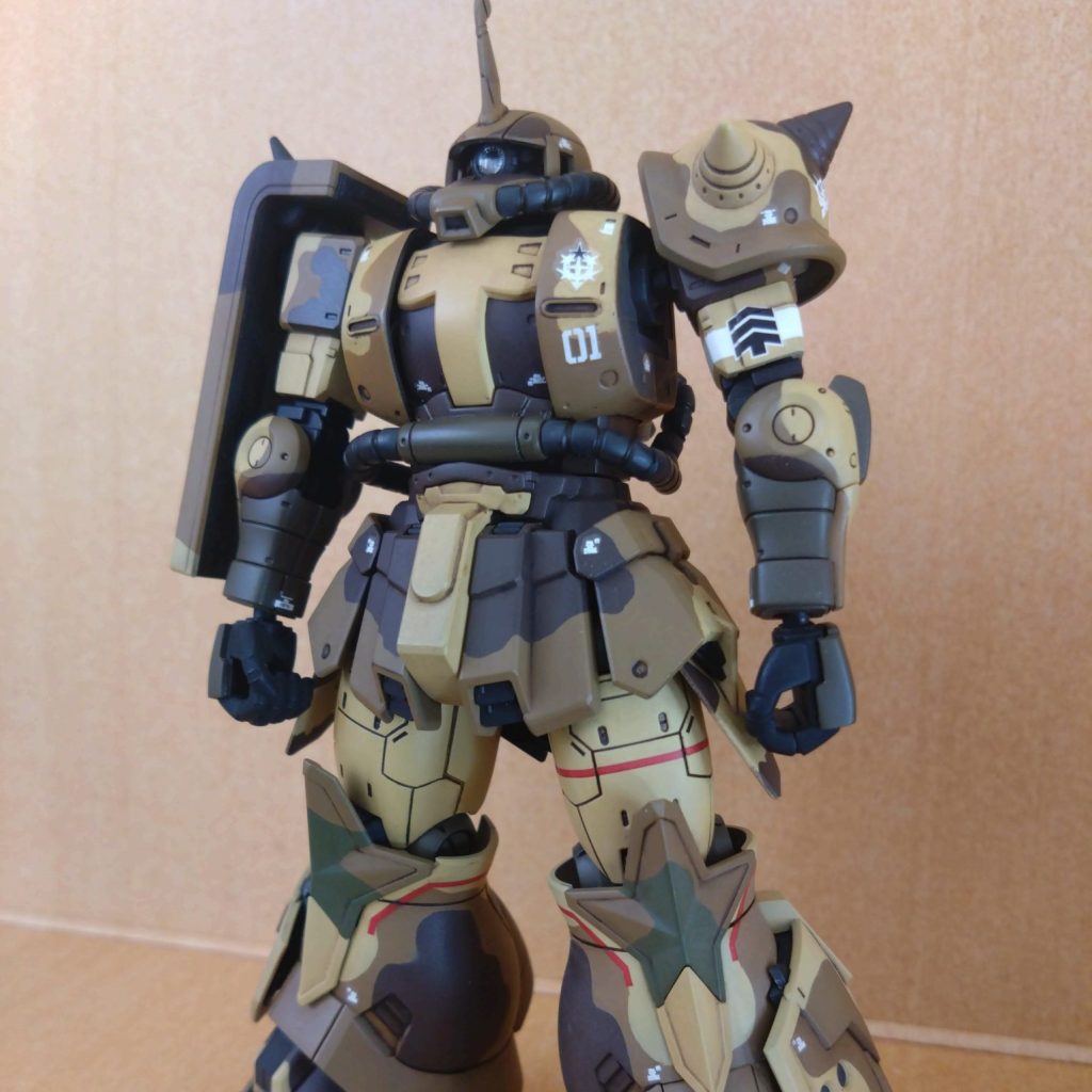 高機動型ザク エグバ機 迷彩全塗装バージョン｜ひろ坊やさんのガンプラ