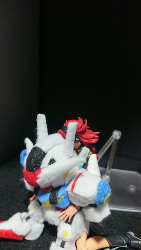 だけど、スレッタならきっと大丈夫。スレッタならそれでも前に進める。スレッタは強い子だから。もう、コクピットで泣いてたスレッタじゃない。それにスレッタには仲間が出来た。スレッタを人として扱ってくれる優しい人達だ。皆と一緒ならきっとスレッタは幸せになれる。だから。