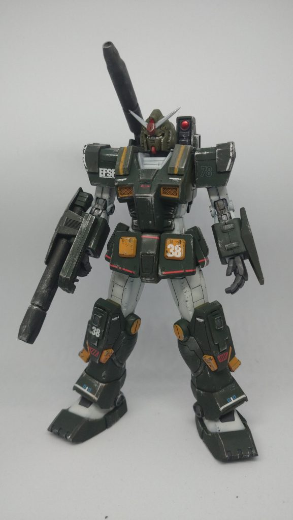 素組みからの変更点は・武器の大型化・カラーの変更・少しのスジボリの追加のみで大きな改造はしていません。