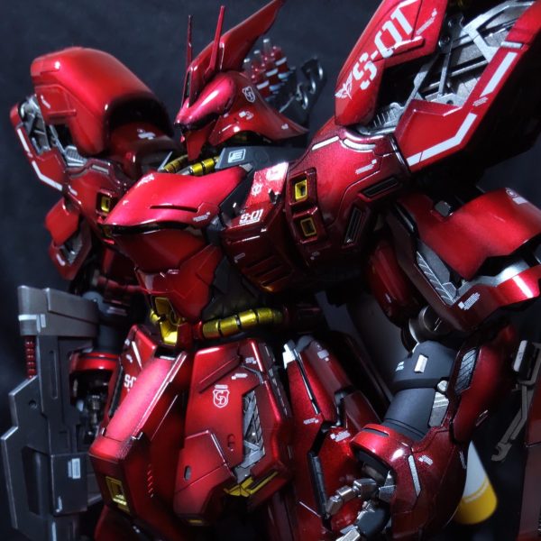 mgサザビーver.ka製作中νガンダムガンプラガンダムプラモメタル