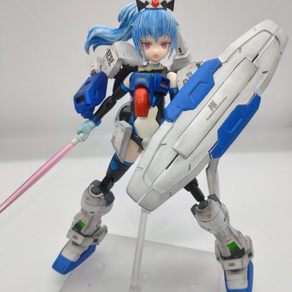 以前より作製してました、30MS GP03少女です。今更気づきましたが、全く同じ構成と配置で作った過去作のMarkⅡ少女が削除されてましたので、制作停止し供養のためストーリーに乗せときます。ガンプラではない、別な作品のコンテストがあるのでしばらくガンプラはノンビリモード、幸いSDコンは期間が長いのとネタがあるのでソチラをチマチマ進めたいです。（2枚目）