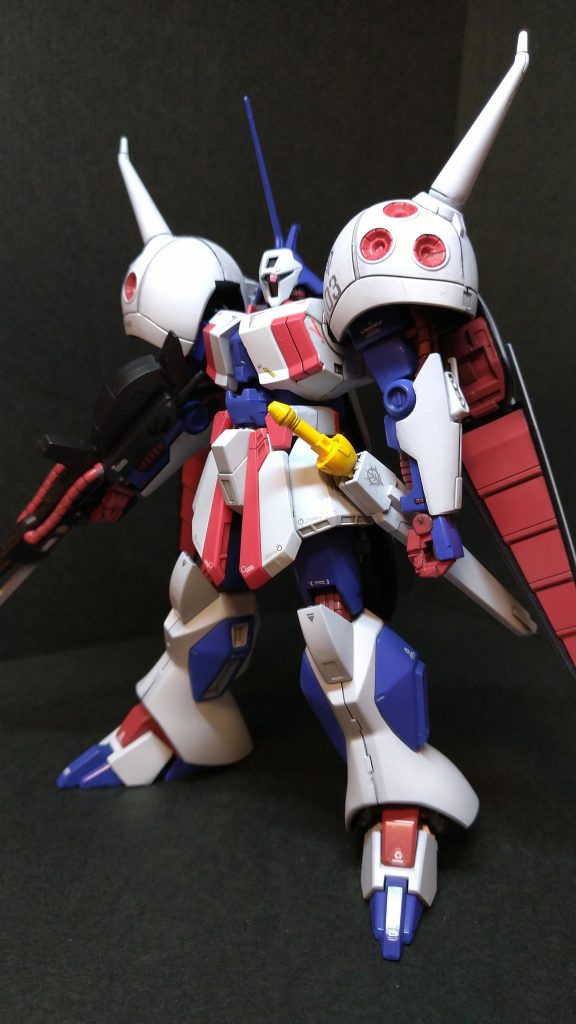 以前素組で放置していたR・ジャジャをTwilightAxisカラーに塗装してみました。