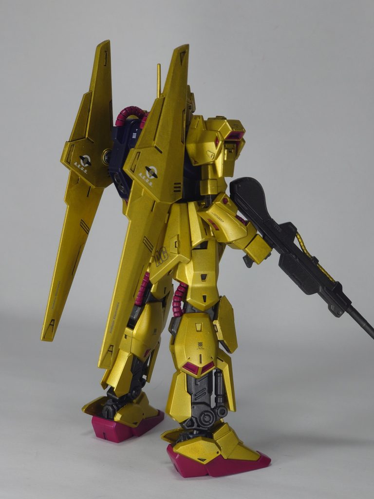 HGUC 百式(リバイブ) 部長ゴールド仕上げ–4枚目/制作者:NK