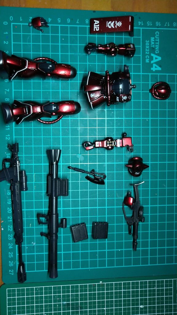 最終組み立て前