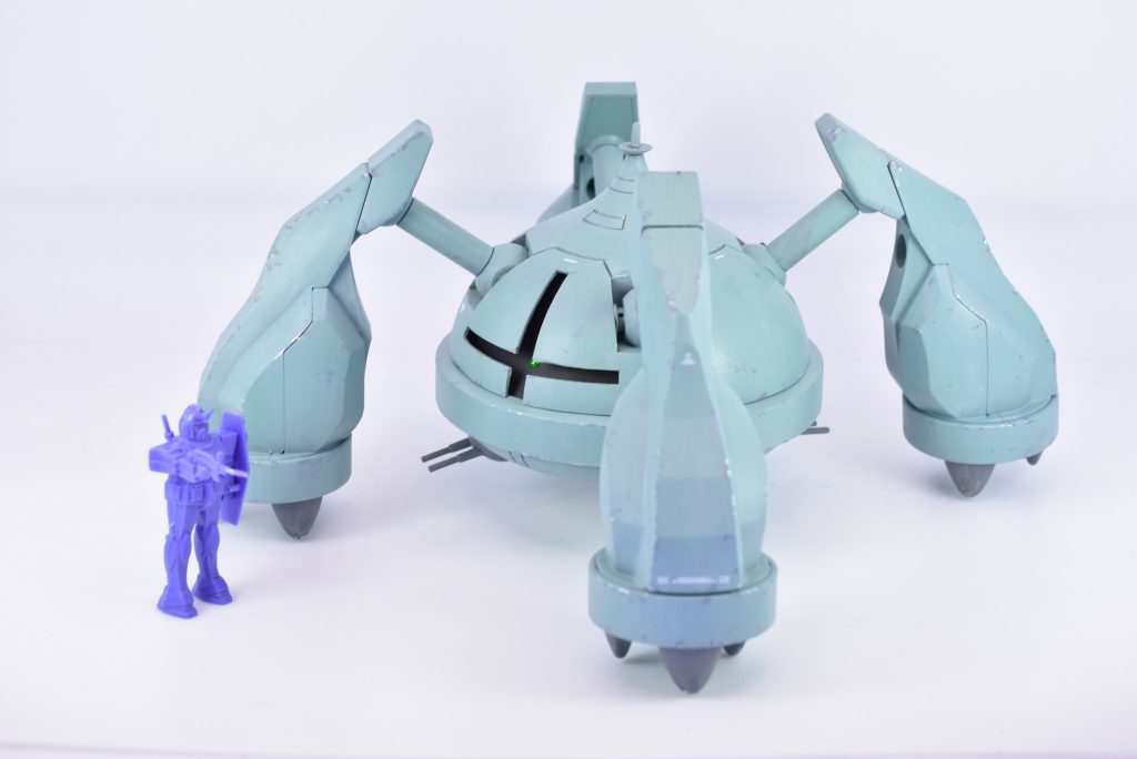 旧キット1/550アッザムとポケプラのメガクロスの4脚をミキシングしてみたらこうなりました。