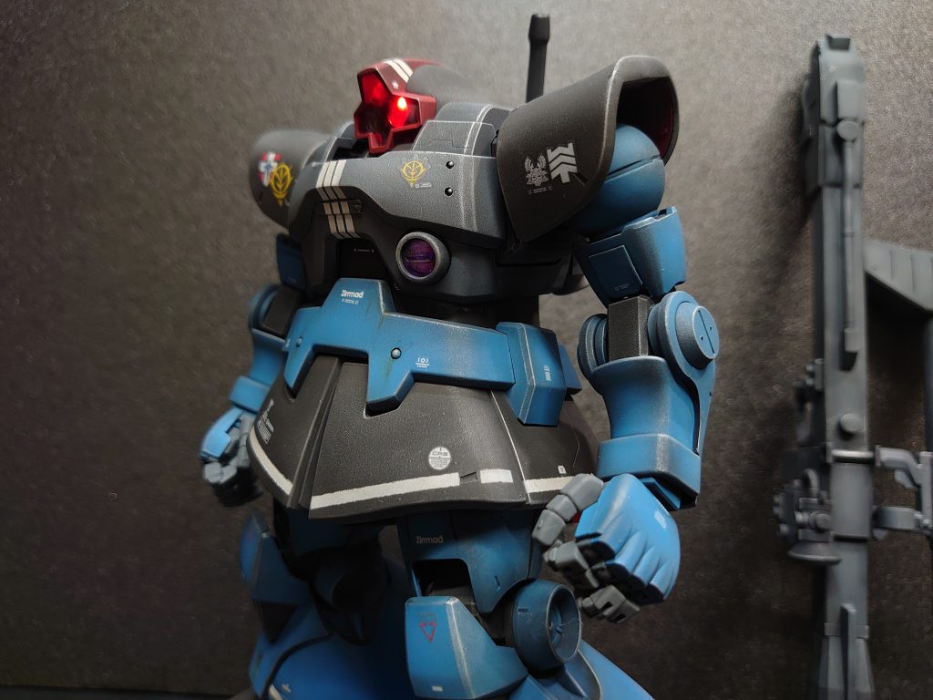 ドライブラシ頑張りました。宇宙汚れを想定、きれいな使用感を目指しました。