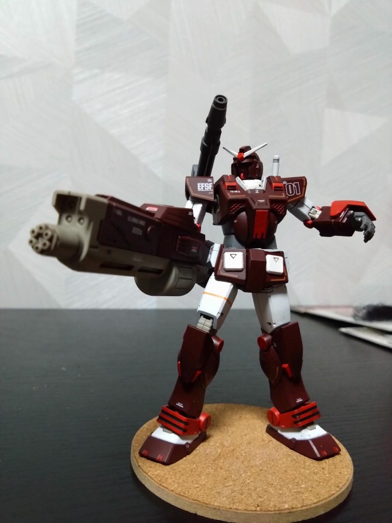 フレームランチャーのシールがないので適当にペタペタ