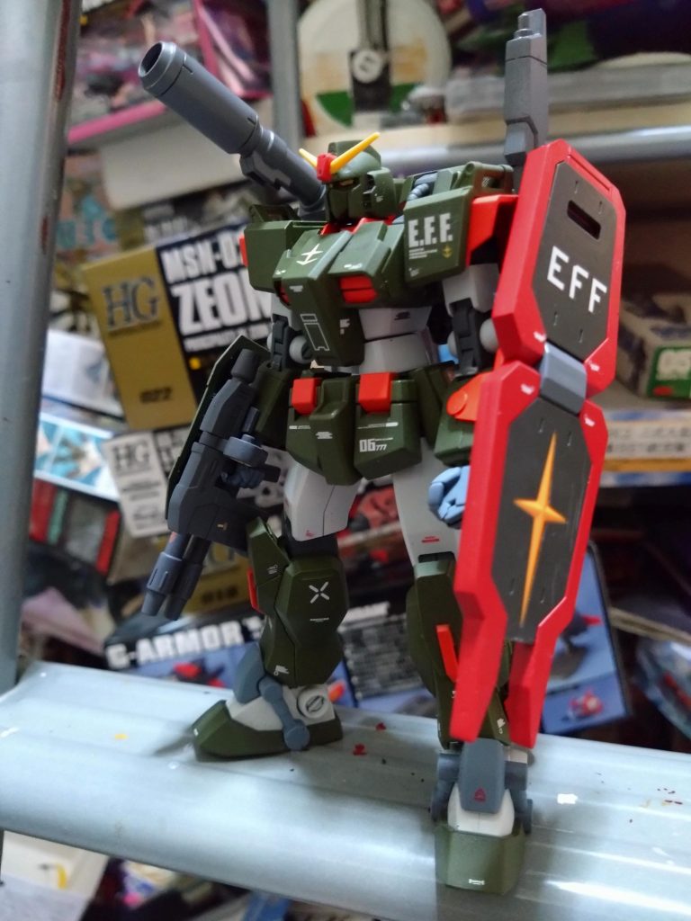 シールド塗装ヘビーガンダムのシールドは1年戦争にあったのか?