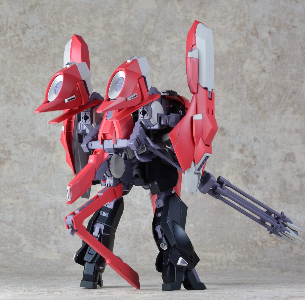 ブーストポッドとフルドドⅡのドラムフレームとの接続に使われているベロウズフレームは複雑な肉抜きとなっていたため3Dプリンターで埋めるためのパーツを作成しています。