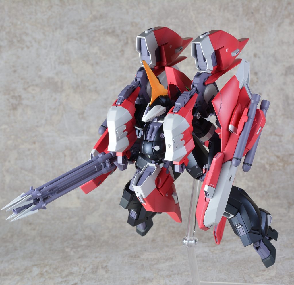 水中用シールドブースターに装着する大型ミサイルは裏面に大胆な肉抜きがあり処理が大変だったため3Dプリンターで自作しました。