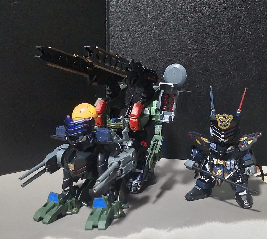 GJFはオート運転で運用出来ます。その場合、ハロがパイロットとして戦ってくれます。ハロ「ガォォォォォン！！」サージェント「！？」