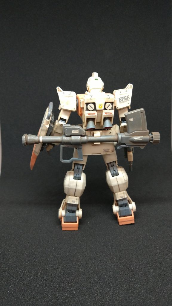 HG 陸戦型ジム 成型色生かし、部分塗装–4枚目/制作者：ヨッシー