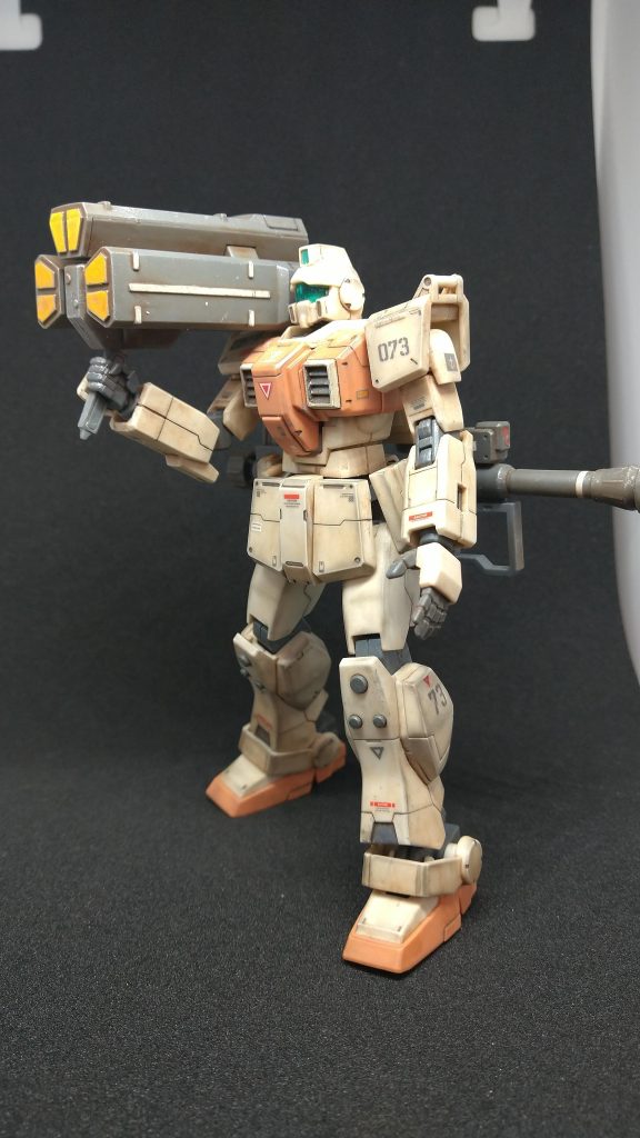 HG 陸戦型ジム 成型色生かし、部分塗装–5枚目/制作者：ヨッシー