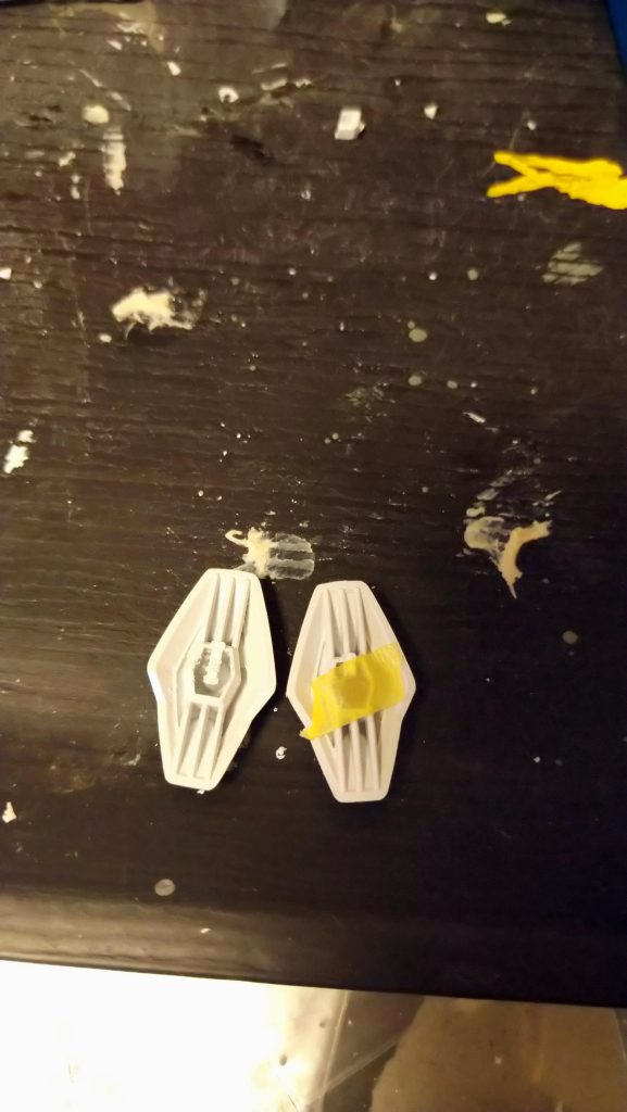 ガンビット側も削って埋め込んで…