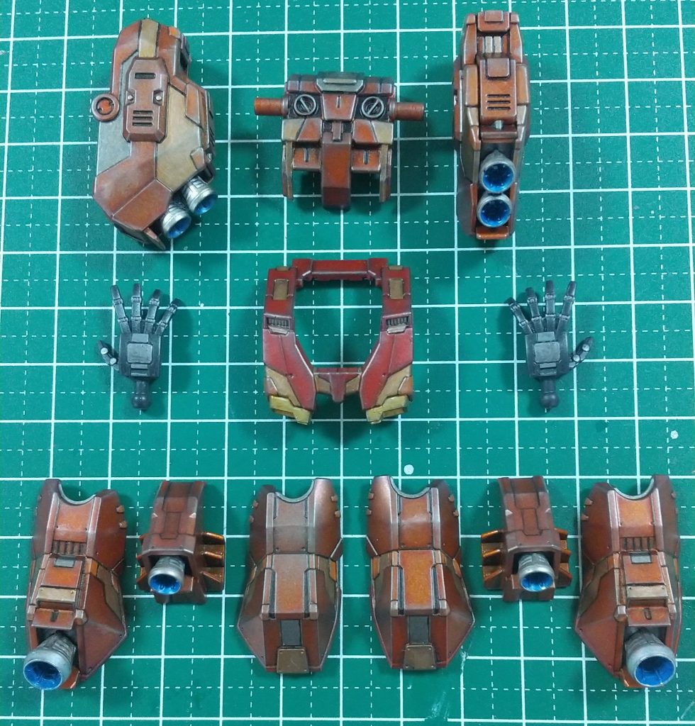 製作工程の写真が無く…代わりにオリカラ装甲に、ポージングでポテンシャルを生かし切れなかった平手を添えて。