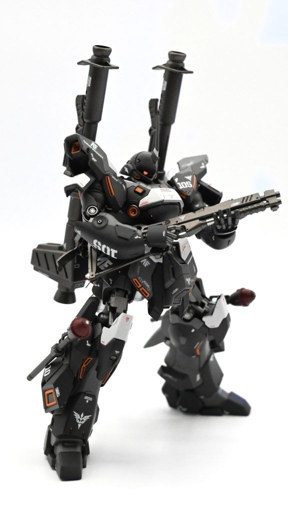 ケンプファーといえば！やはりショットガンとジャイアントバズ！このポージングがしたかったんです。