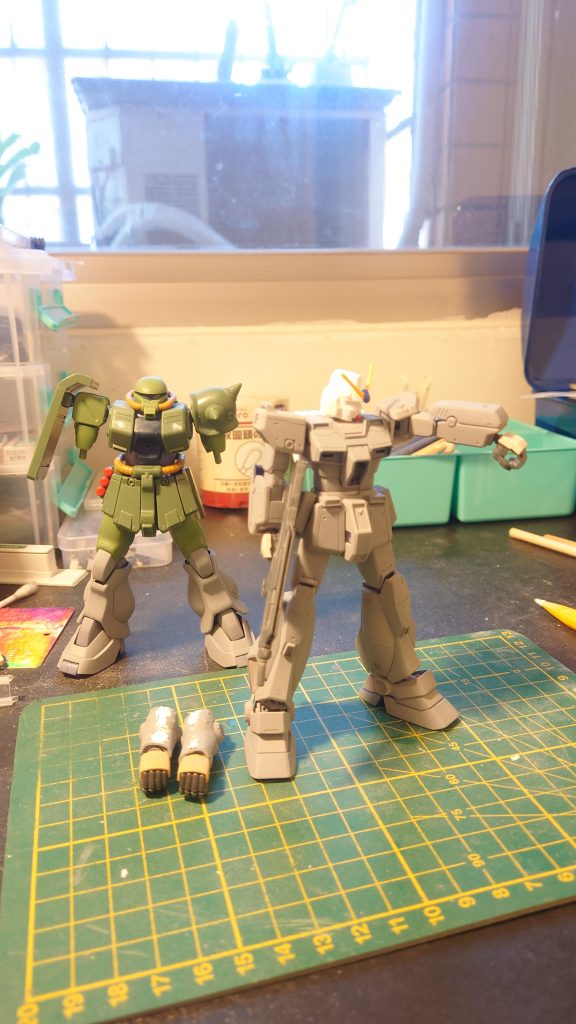 ガンダムNT-1  アレックス–2枚目/制作者：@kitchan41