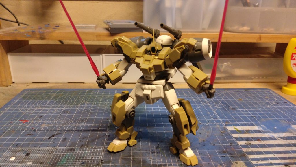 デミバーディングパチ組み。水星の魔女の中では一番好きな機体です♪