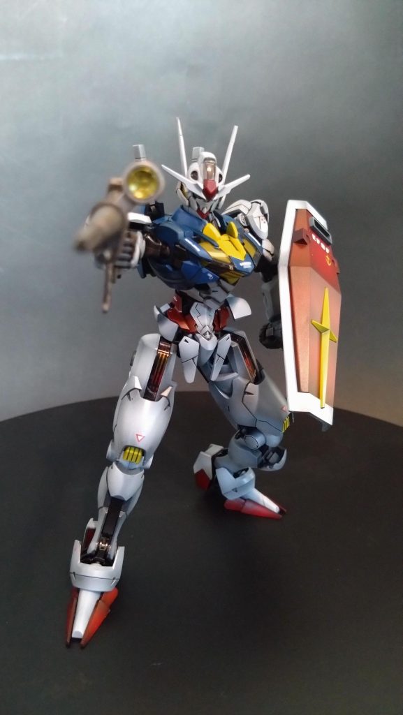 HGエアリアルです！コチラは完全に無改造です。思った以上にガンダムでしたｗ