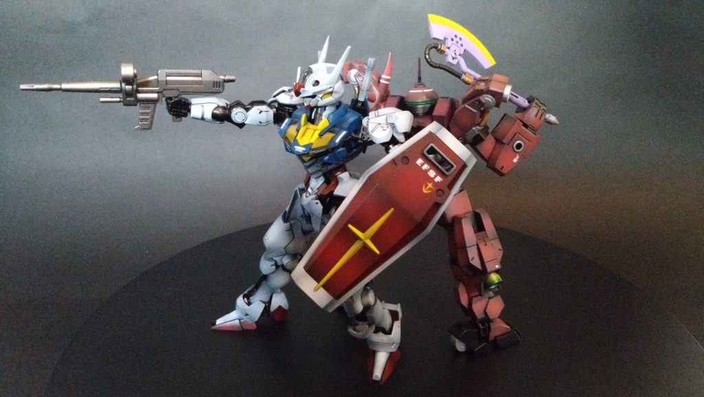 エアリアルの武器はEGガンダムからの流用。驚くほどジャストフィットでしたｗ