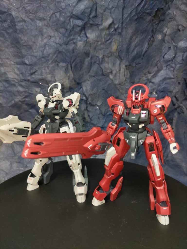 ガンダムシュバルゼッテとツーショット