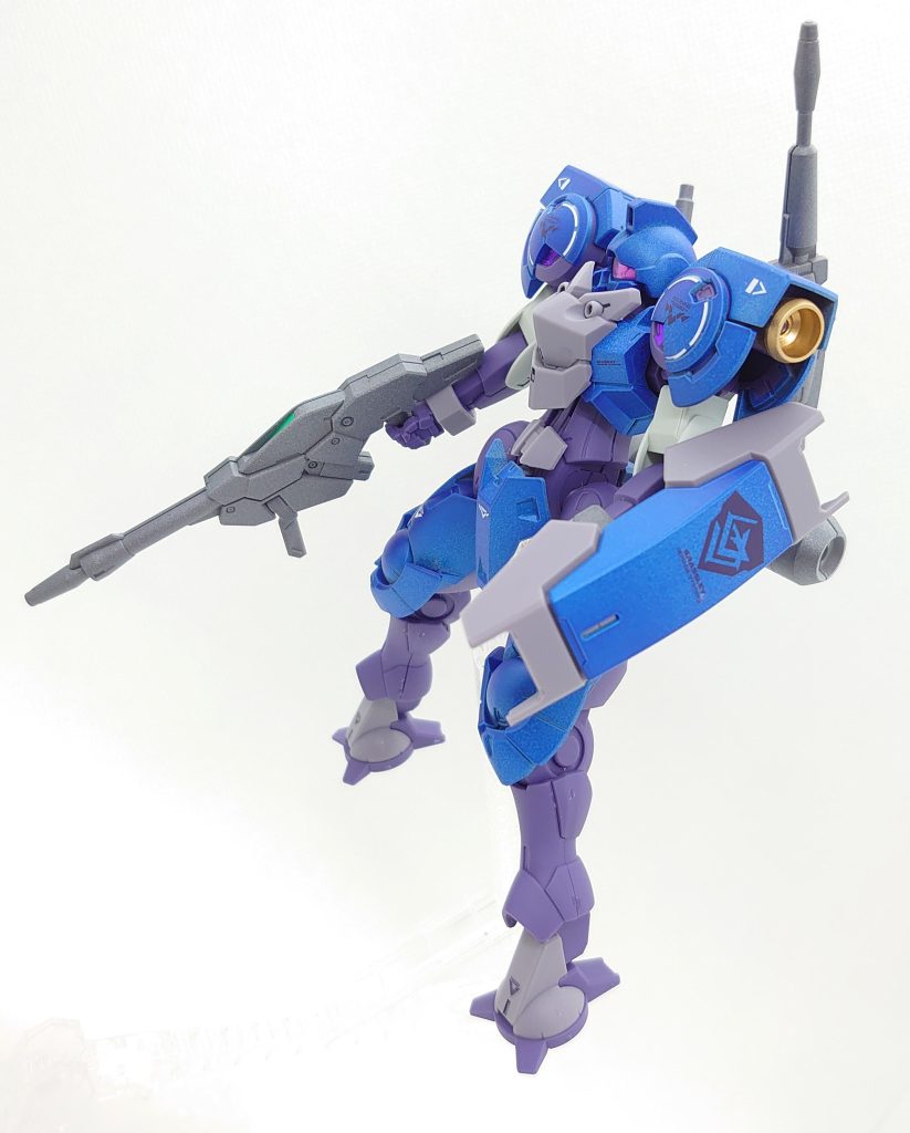 部分塗装、墨入れ、デカール、トップコートで仕上げました。水星の魔女、完結日に何かしらの水星キットは投稿しなきゃと思い投稿しました。『水星の魔女』ありがとう。