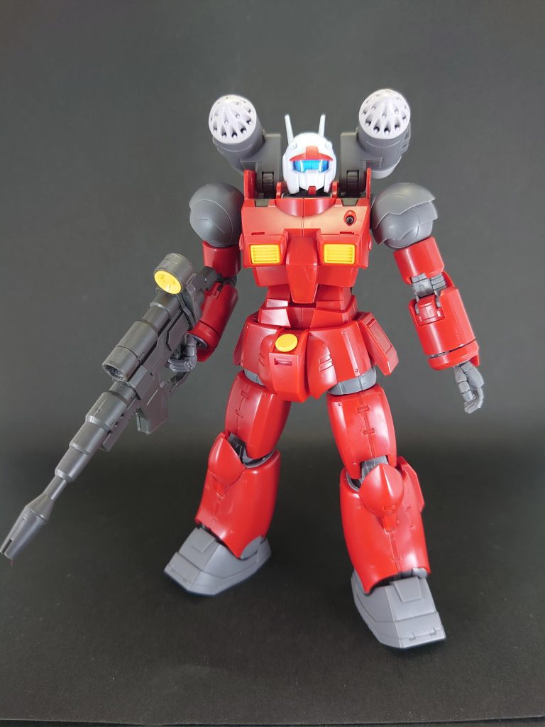 素組の状態です。ここにレッド以外のZENT Supraカラー、シルバー、ブラック、ホワイトを部分塗装しました。