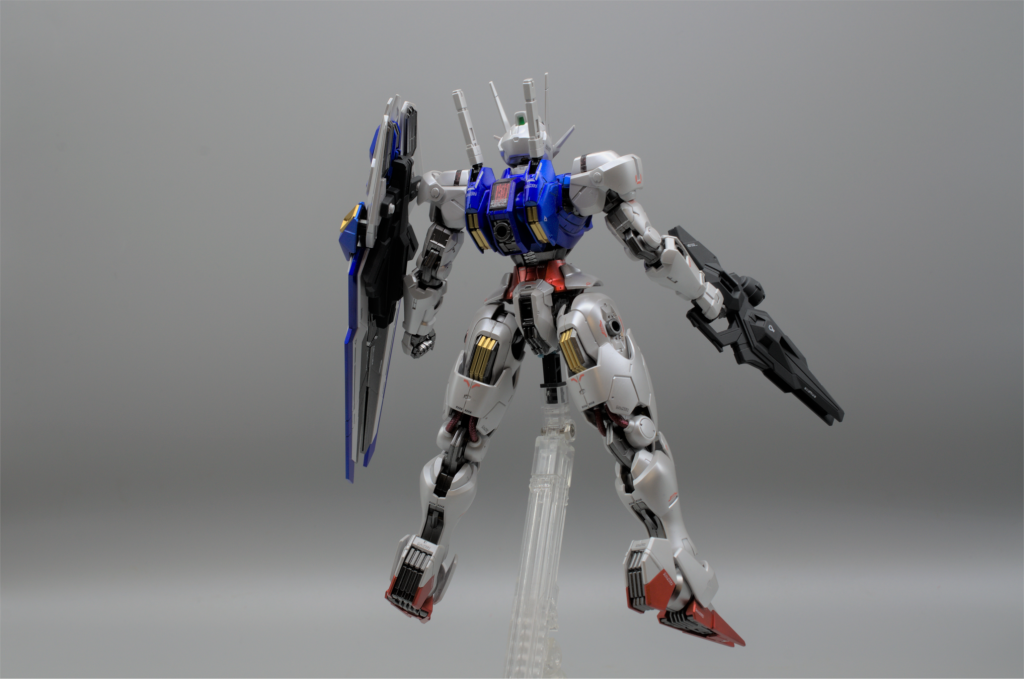 最後は素立ちとバックショット膝のチューブは塗り分けしてあげると見栄えがよくなりますね！