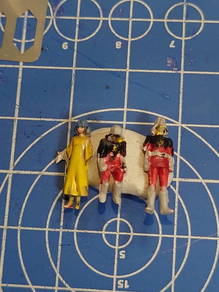 ララァ・スンとシャア大佐上手く塗れましたね！