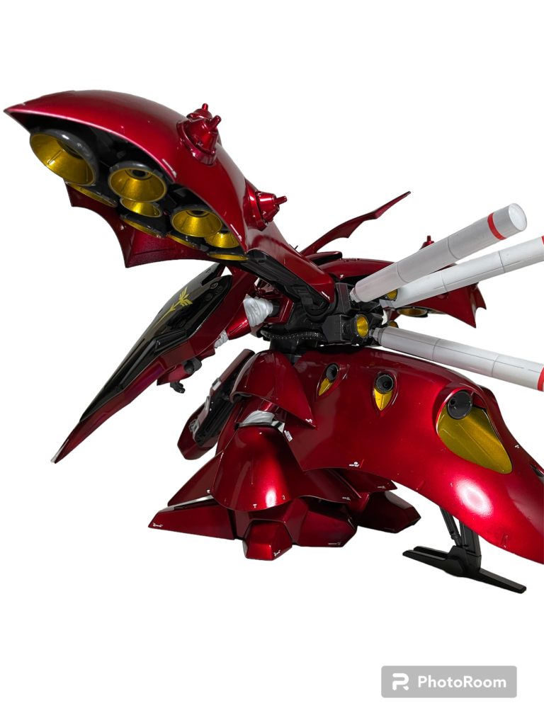 バーニアはイエローのクリアでゴールドっぽくしてます。