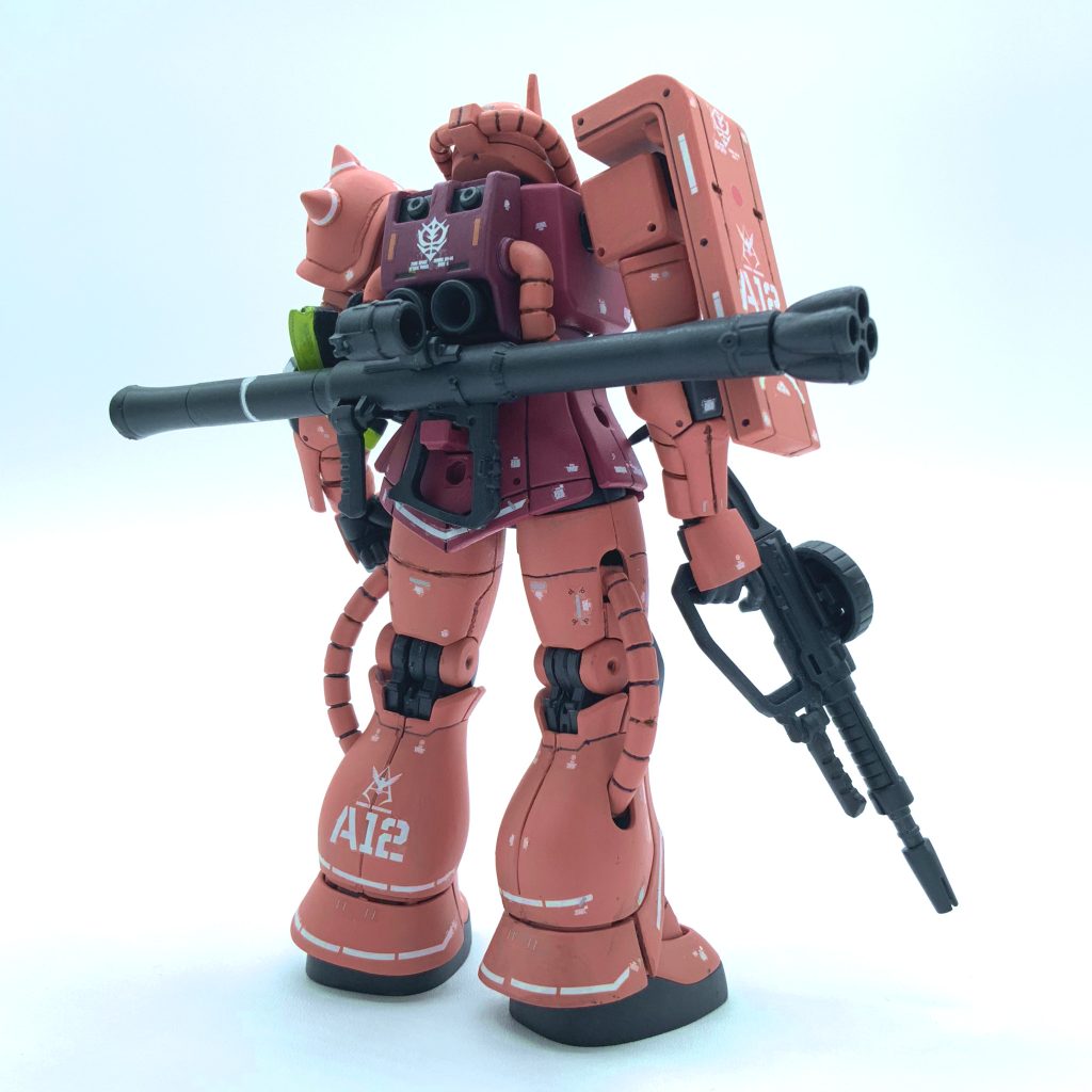 完全筆塗装!HG234 シャア専用ザク–3枚目/制作者:Kinpla