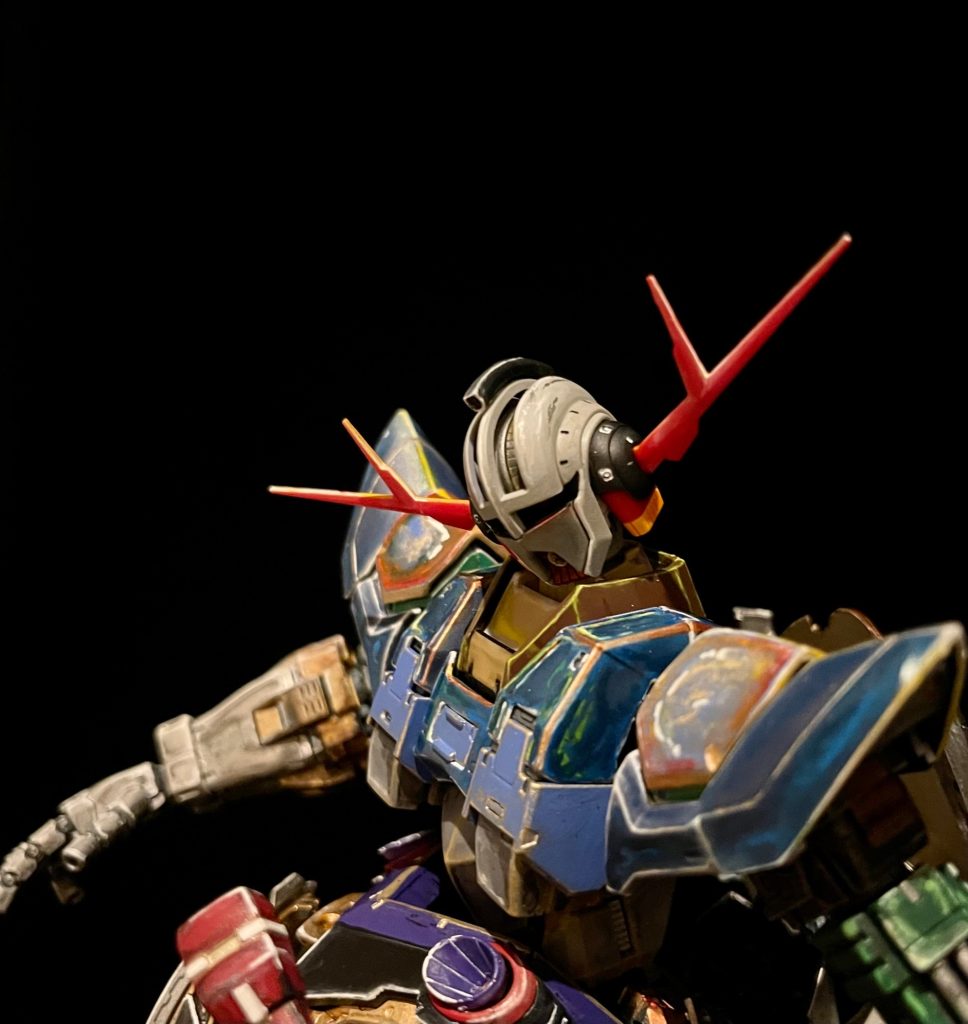 二つ名は『京本ジオング』切れ長の目尻にしたらそう見えたので、わかる年代の人にだけ伝わればいいです。チョンマゲつけてます。