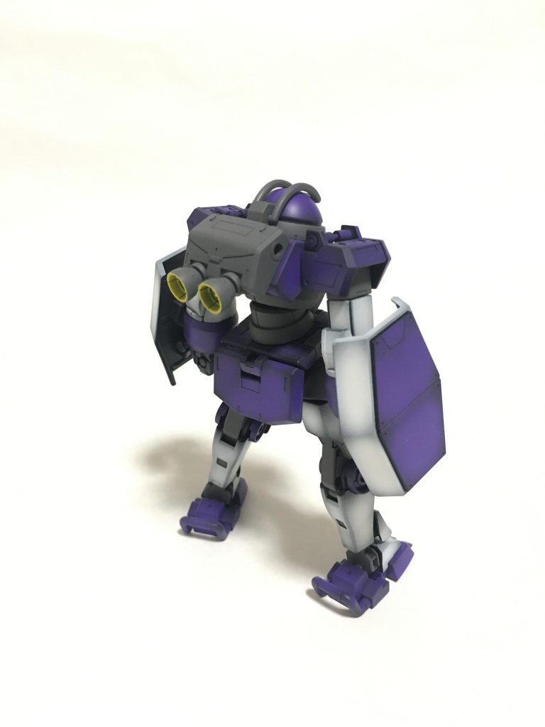 リアビューです。バーニアだけ少し大きくしました。