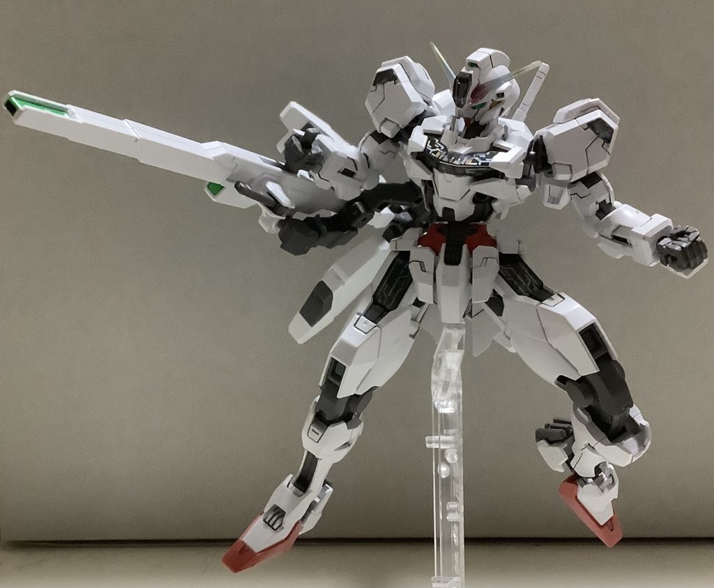 バリアブロッドライフル発射ポーズその1