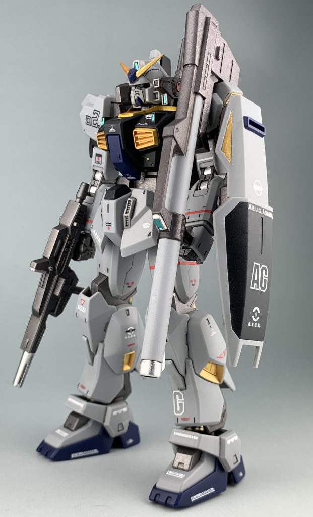 加工部分は角のシャープ化、好みとして首の延長をしています。