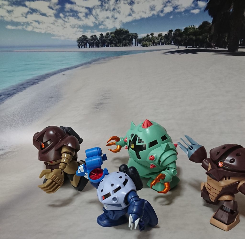 BB戦士 ズゴック、ゴッグ&アッガイ&ゾック–2枚目/制作者：黒井 響介