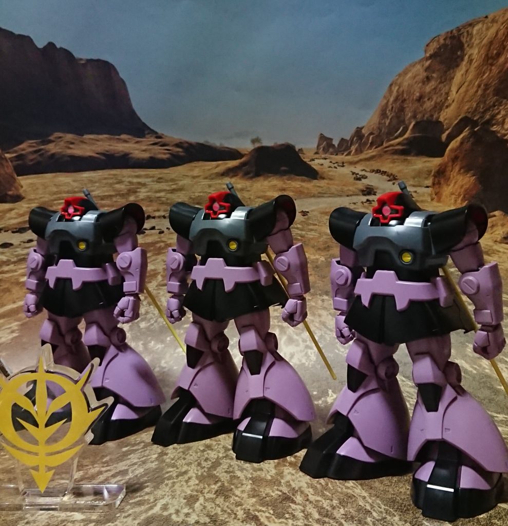 HGUC 1/144 MS−09 ドム 黒い三連星トリプルドムセット–2枚目/制作者：黒井 響介