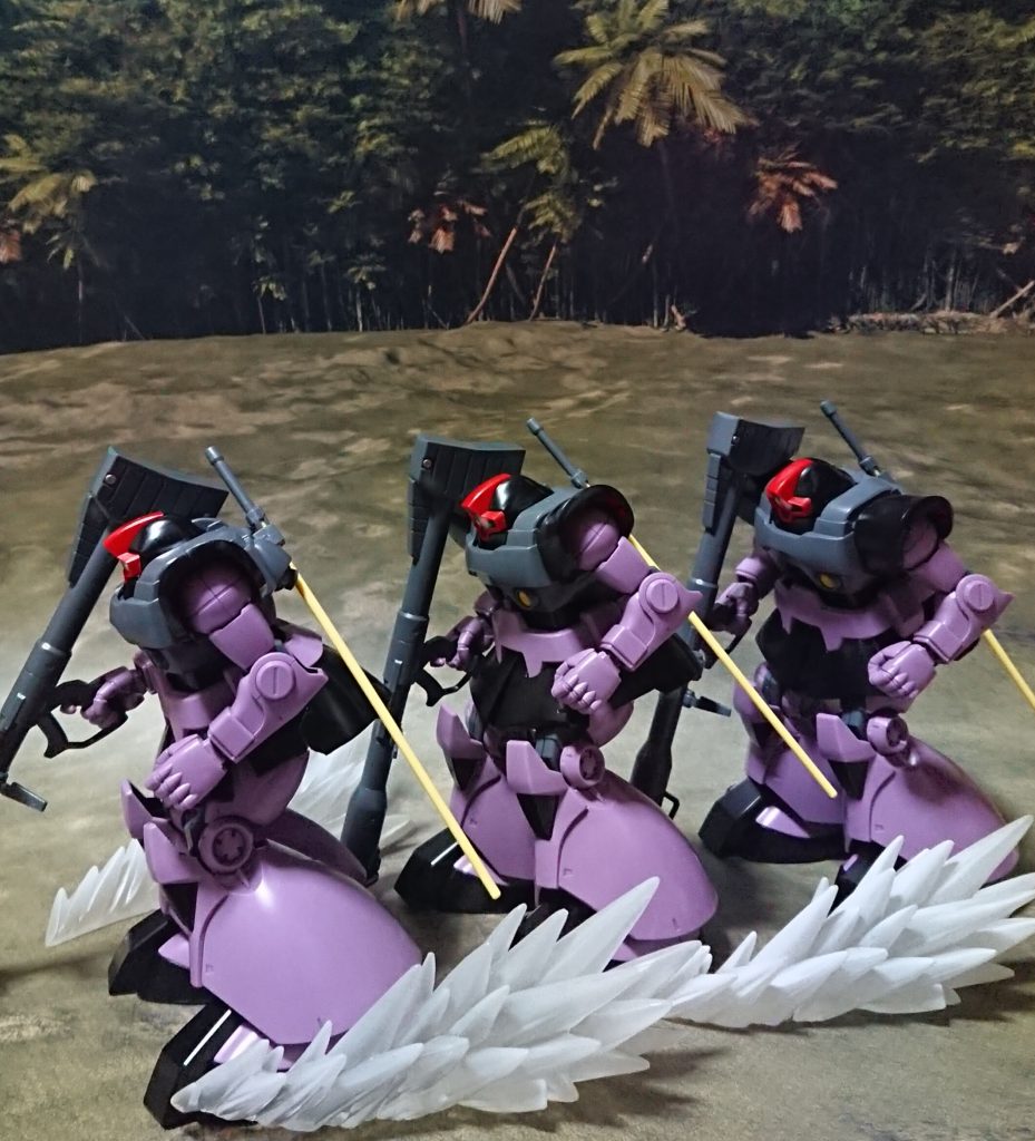 HGUC 1/144 MS−09 ドム 黒い三連星トリプルドムセット–3枚目/制作者：黒井 響介