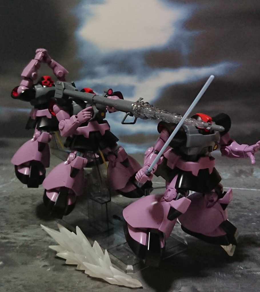 HGUC 1/144 MS−09 ドム 黒い三連星トリプルドムセット–5枚目/制作者：黒井 響介