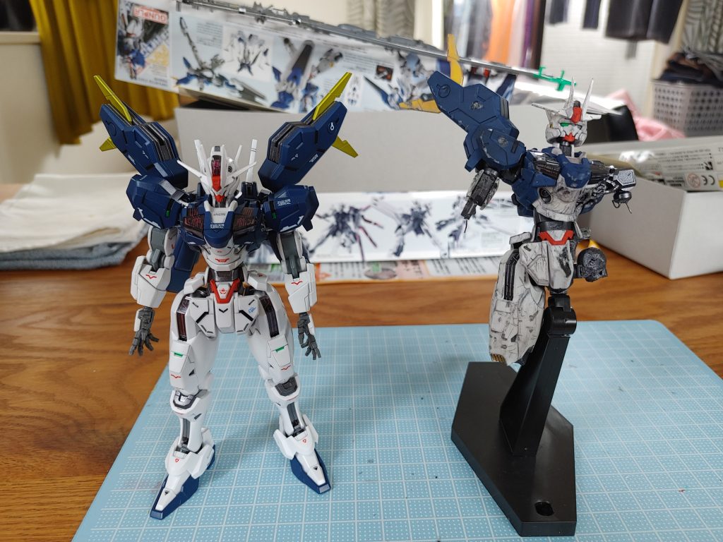 大破したエアリアルは、まだ細々とアニメと違っている所があるので、今後修正していきたいと思っています。